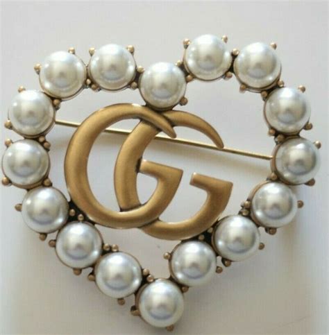 vintage gucci diamond pins|vintage gucci jewelry.